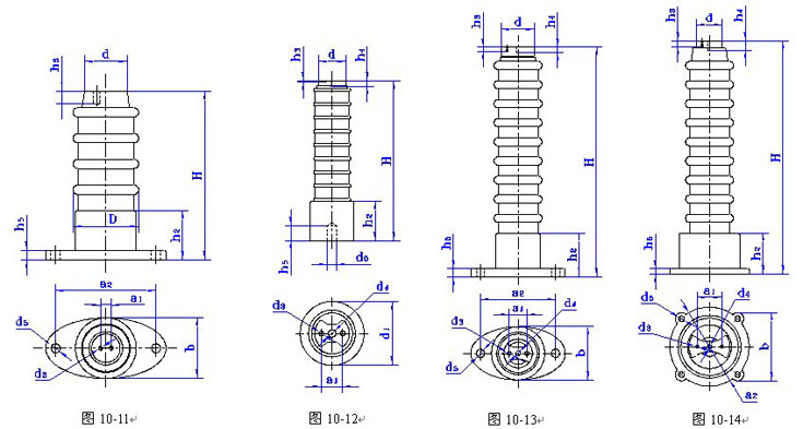 ZL-10/8户内联合胶装支柱绝缘子