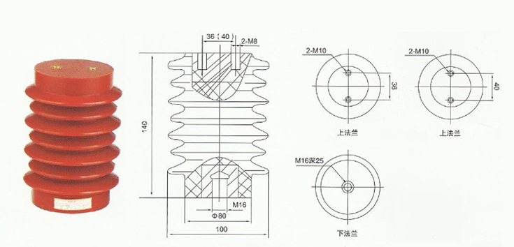 CG5-10Q/100×140 户内高压带电显示装置传感器
