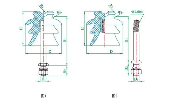 P,PQ高压线路针式瓷绝缘子